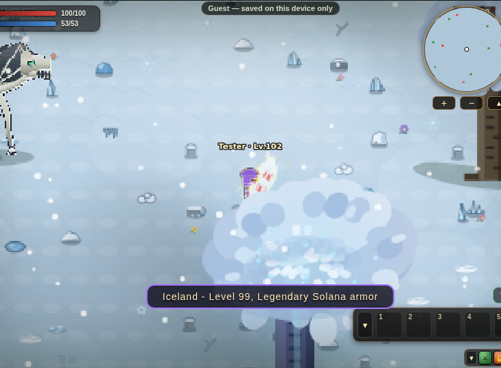 A hero in the snowy Iceland frontier