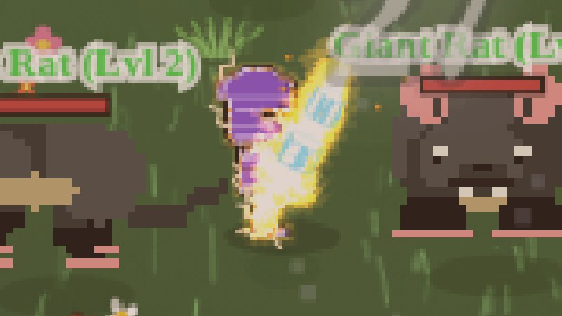 Hero fighting with a sword for Attack